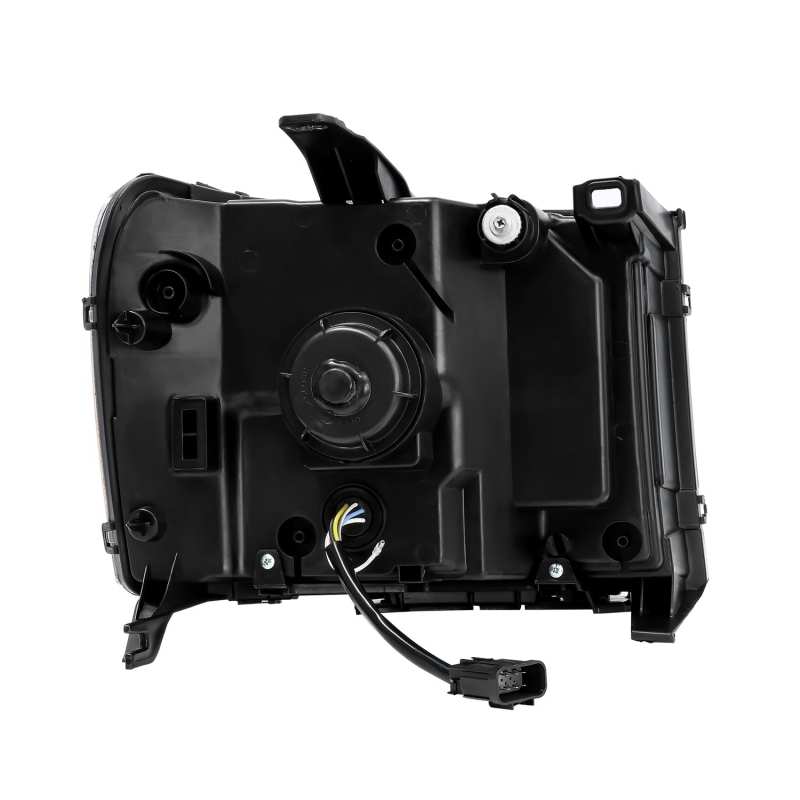 AlphaRex 07-13 GMC 1500HD PRO-Series Proj Headlights Plank Style Matte Blk w/Activ Light/Seq Signal - 880606