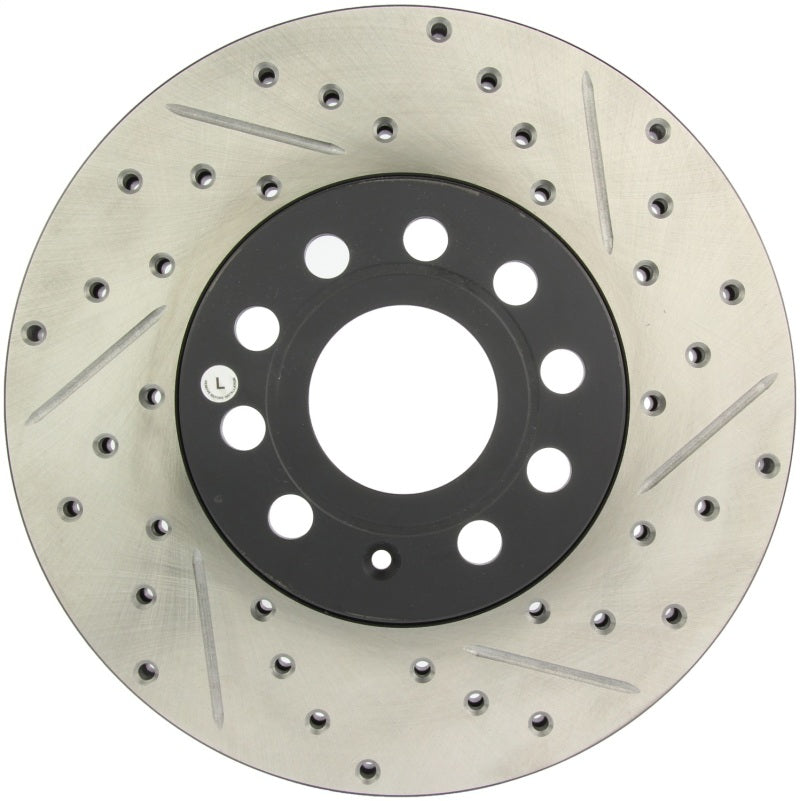 StopTech Slotted &amp; Drilled Sport Brake Rotor - 127.33110L