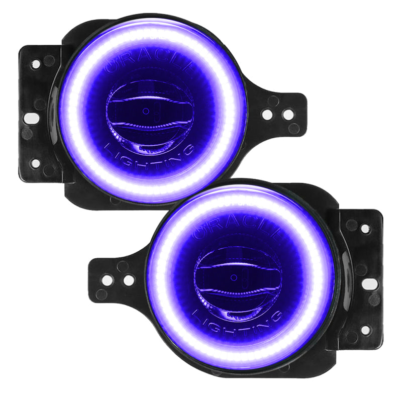 Oracle Jeep Wrangler JL/JT Sport High Performance W LED Fog Lights - ColorSHIFT w/o Controller - 5847-334