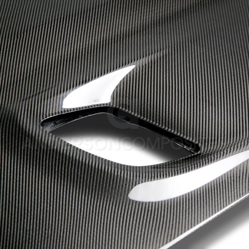Anderson Composites 15-16 Dodge Challenger Hellcat Carbon Fiber Hood - AC-HD15DGCHHC-OE