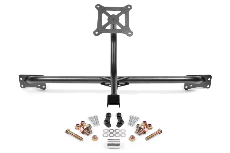 BMR 2015-2019 Ford Mustang Bolt-On Parachute Mount - Black Hammertone - PM760H for 2015-2019 Ford Mustang