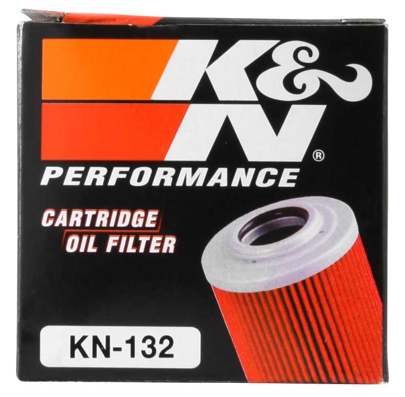 K&N Suzuki / Arctic Cat / Kawasaki / Yamaha 1.75in OD x 2.125in H Oil Filter - KN-132