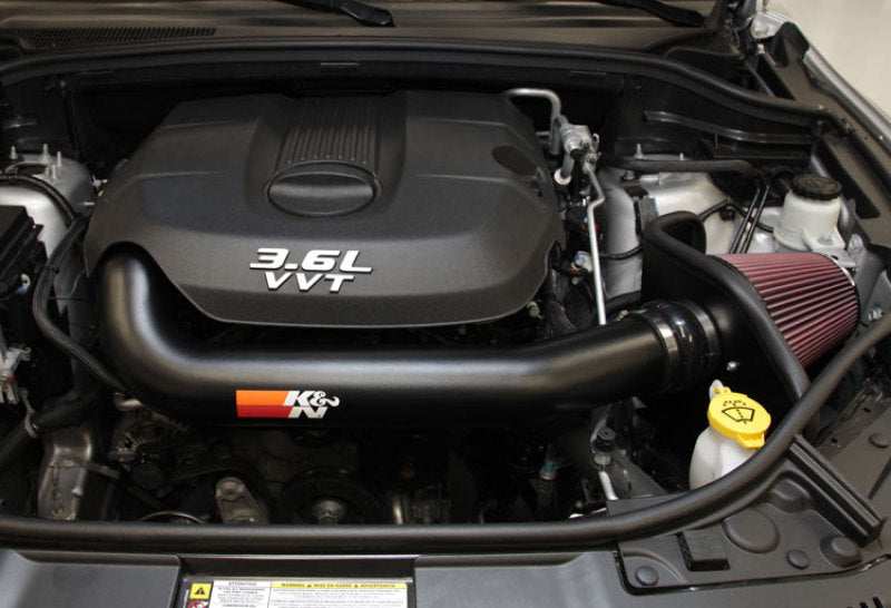 K&N High Flow Performance Intake Kit 11 Jeep Grand Cherokee 3.6L V6 / 11 Dodge Durango 3.6L V6 - 77-1560KTK