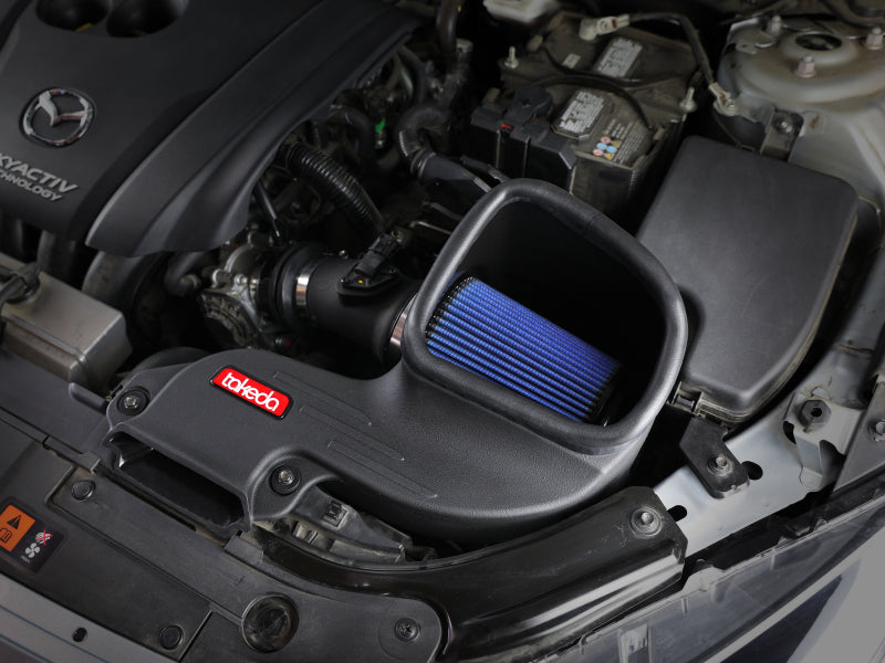 aFe Takeda Stage-2 Cold Air Intake System Pro 5R 14-18 Mazda 3 L4-2.0 - Black - 56-10020R