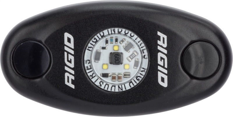 Rigid Industries A-Series Light - Black - High Strength - Amber - 480333 by Rigid Industries - front view
