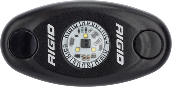 Rigid Industries A-Series Light - Black - High Strength - Amber - 480333 by Rigid Industries - front view