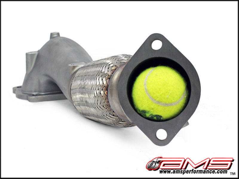 AMS Performance 08-15 Mitsubishi EVO X Widemouth Downpipe w/Turbo Outlet Pipe - AMS.04.05.0001-1