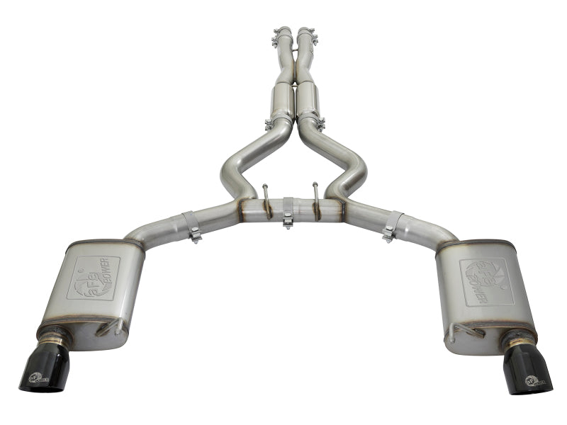 aFe 11-21 Dodge Durango V6-3.6L / V8-5.7L MACH Force-Xp 304 SS Cat-Back Exhaust System w/ Black Tip - 49-32086-B