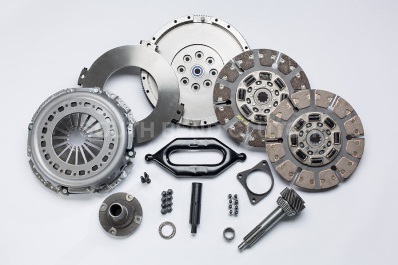 South Bend Clutch 94-03 Dodge 5.9L NV4500 Street Dual Disc Clutch Kit w/ Input Shaft - SDD3250-5K