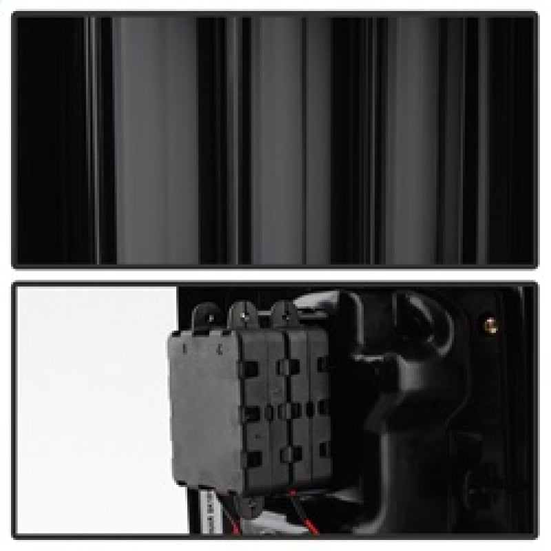Spyder 07-16 Jeep Wrangler Verison 2 Light Bar LED Tail Lights - Smoke (ALT-YD-JWA07V2-LBLED-BSM) - 5084781