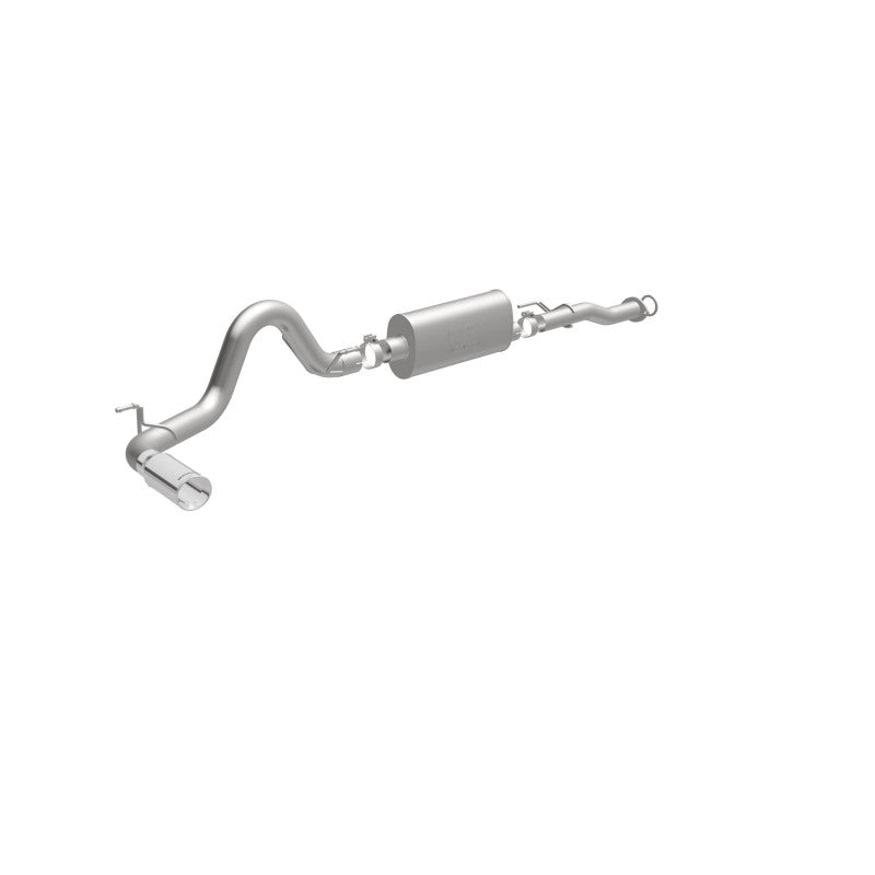 MagnaFlow Cat-Back 2016 Toyota Tacoma 3.5L V6 SS 3in Single Pass Side Exit Rear 4in Tip - 19291