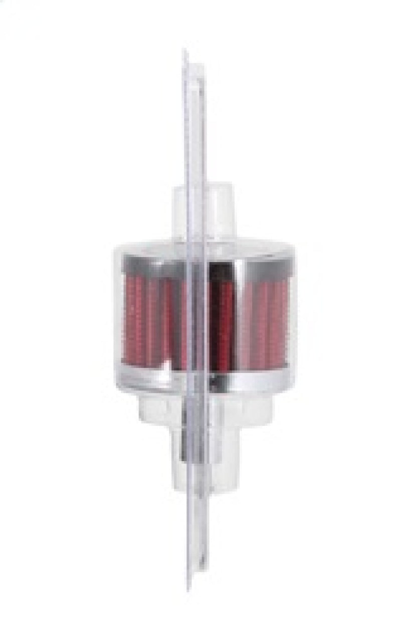 K&N Steel Base Crankcase Vent Filter .5in Vent OD x 2in OD x 1.5in Height - 62-1010