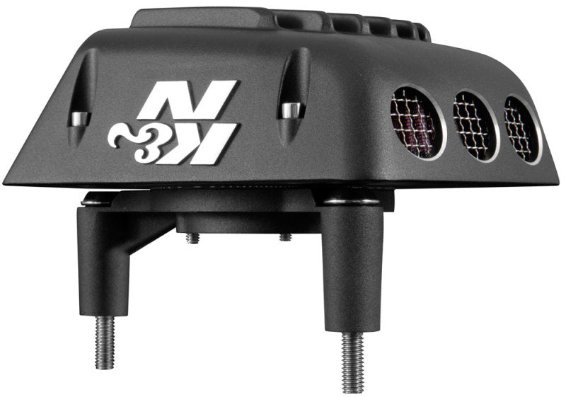 K&N Street Metal Intake System for 01-16 Harley Davidson Softail/Dyna - Shaker Black - RK-3950