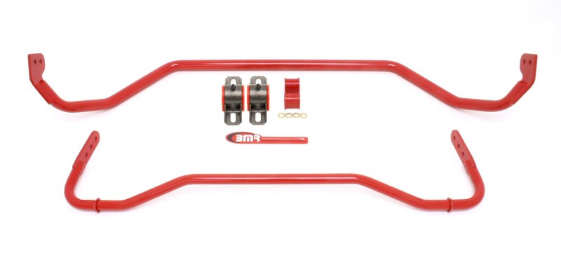 BMR 08-09 Pontiac G8 Front & Rear Sway Bar Kit w/ Bushings - Red - SB029R for 2008-2009 Pontiac G8 - front view