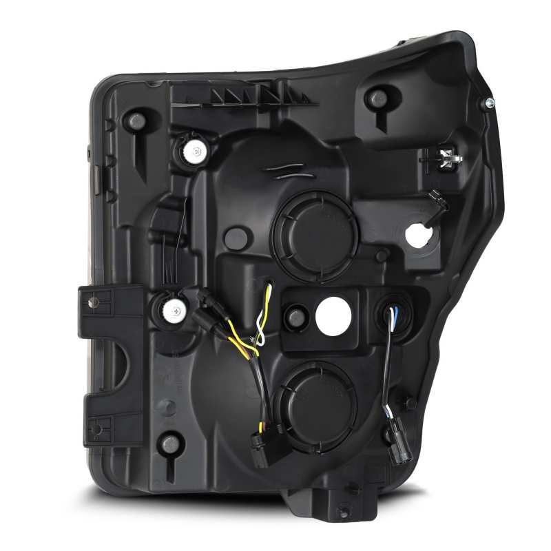 AlphaRex 11-16 Ford F-350 SD NOVA LED Proj Headlights Plank Style Alpha Blk w/Activ Light/Seq Signal - 880147