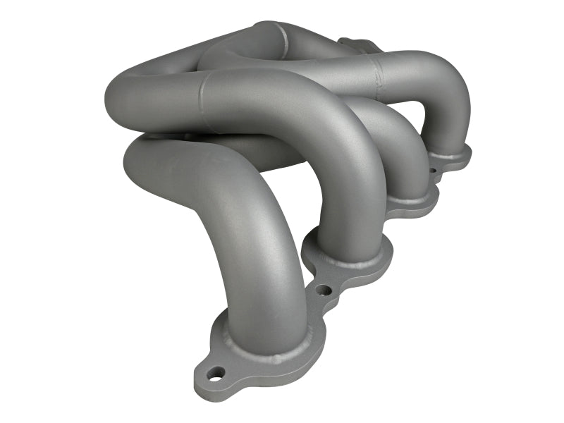 aFe Twisted 304SS Header 2020 Chevy Corvette (C8) 6.2L V8 - Titanium Ceramic Coated - 48-34148-T