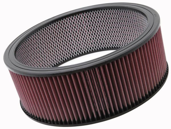K&N Replacement Drop In Air Filter - 14in OD / 12in ID / 5in H w/Inner Wire - E-3760 by K&N Engineering - front view