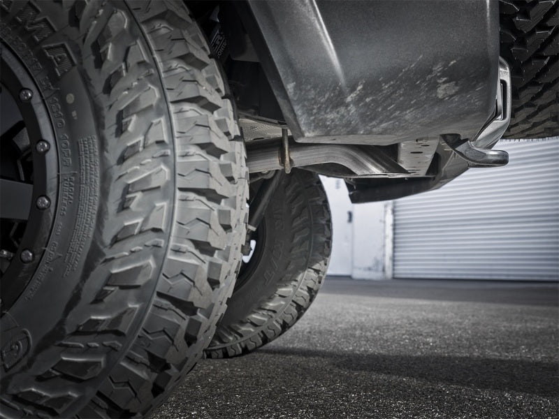 aFe MACH Force-Xp Axle-Back Exhaust System w/NoTip 18-20 Jeep Wrangler L4-2.0T / V6-3.6L - 49-48070-1