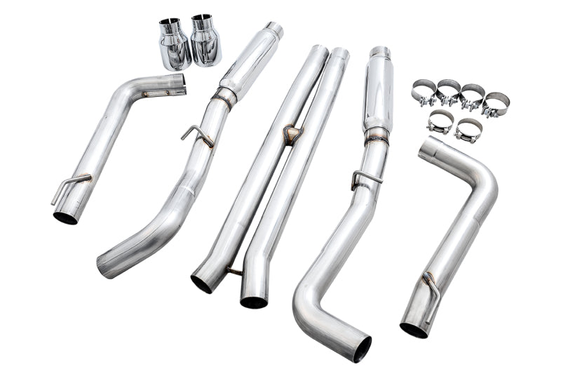 AWE Tuning 2015+ Dodge Charger 6.4L/6.2L Supercharged Track Edition Exhaust - Chrome Silver Tips - 3015-32112