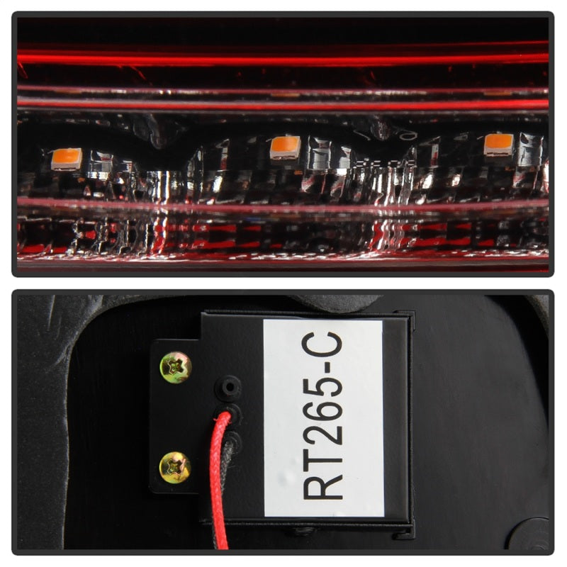 Spyder 08-11 Subaru Impreza WRX 4DR LED Tail Lights - Red Clear ALT-YD-SI084D-LED-RC - 5087973