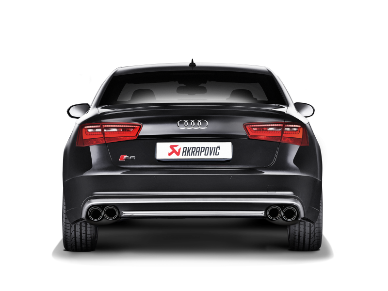 Akrapovic 13-17 Audi S6 Avant/Limousine (C7) Evolution Line Cat Back (Titanium) w/ Carbon Tips - S-AU/TI/6H