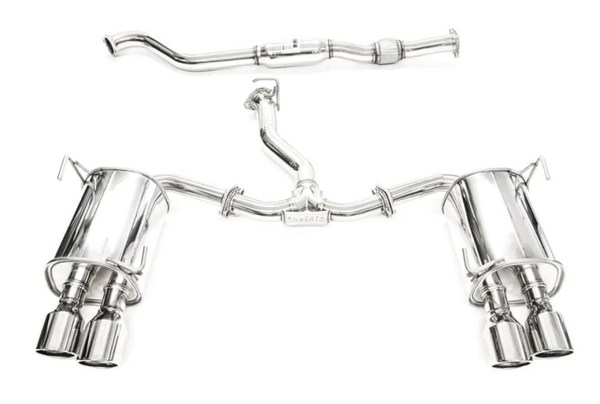 Invidia 2022+ Subaru WRX Q300 Rolled Stainless Steel Tip Cat-Back Exhaust - HS22WRXG3S for 2022-2025 Subaru WRX