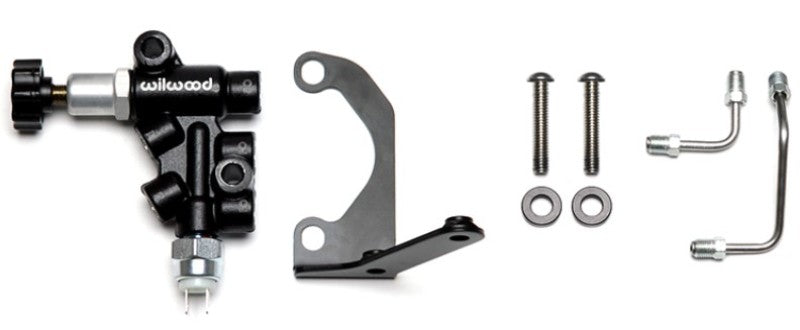 Wilwood Tandem Master Cylinder Mounting Bracket R/H Kit w/ Prop Valve - 260-15048