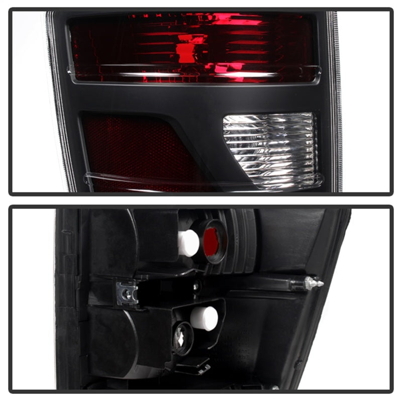 Xtune Honda Ridgeline Pickup 06-08 OEM Style Tail Lights Red Smoked ALT-JH-HRID06-OE-RSM - 9033193