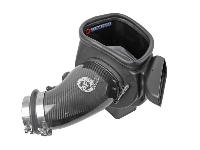 aFe 12-21 Jeep Grand Cherokee 6.4L Track Series Carbon Fiber Cold Air Intake w/Pro Dry S Filter - 57-10014D