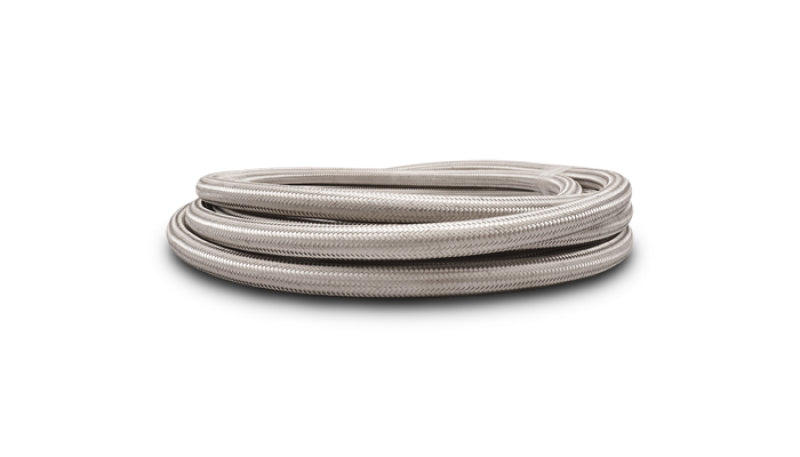 Vibrant -6 AN SS Braided Flex Hose (10 foot roll) - 11916