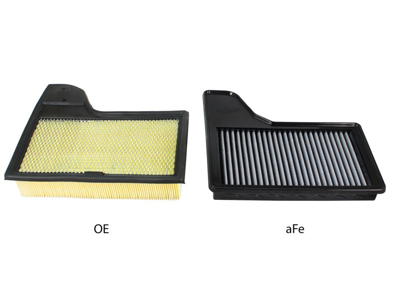 aFe MagnumFLOW OEM Replacement Air Filter PRO Dry S 2015 Ford Mustang L4 / V6 / V8 - 31-10255