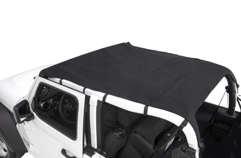 Rugged Ridge Savannah Brief Top Diamond Black 10-18 Jeep Wrangler JL 2-Door - 13593.35