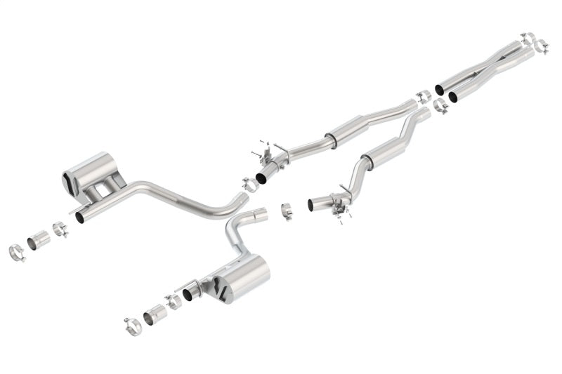 Borla 2015 Dodge Challenger SRT/392 Hemi 6.4L V8 S-TYPE Catback Exhaust w/ Valves Factory Bezel - 140640