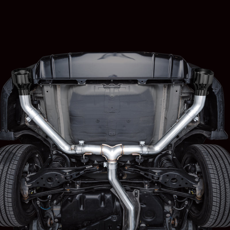 AWE Tuning 22+ Honda Civic Si/Acura Integra Track Edition Catback Exhaust - Dual Diamond Black Tips - 3020-33331