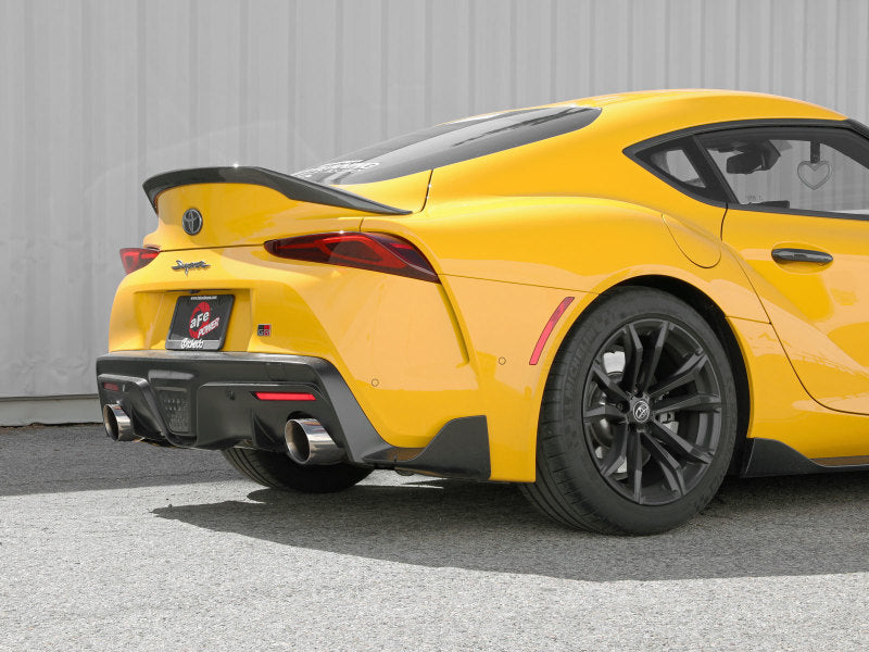 aFe POWER Takeda 2021 Toyota Supra 2.0L (t) 2.5in-3in 304 SS CB Exhaust w/ Polished Tips - 49-36050-P