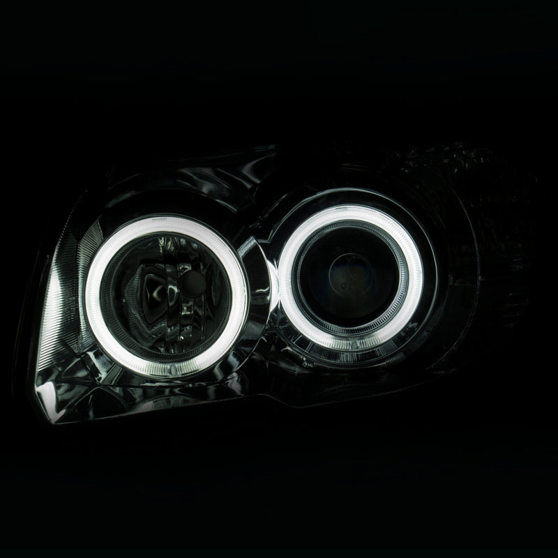 ANZO 2006-2009 Toyota 4Runner Projector Headlights w/ Halo Chrome - 111321
