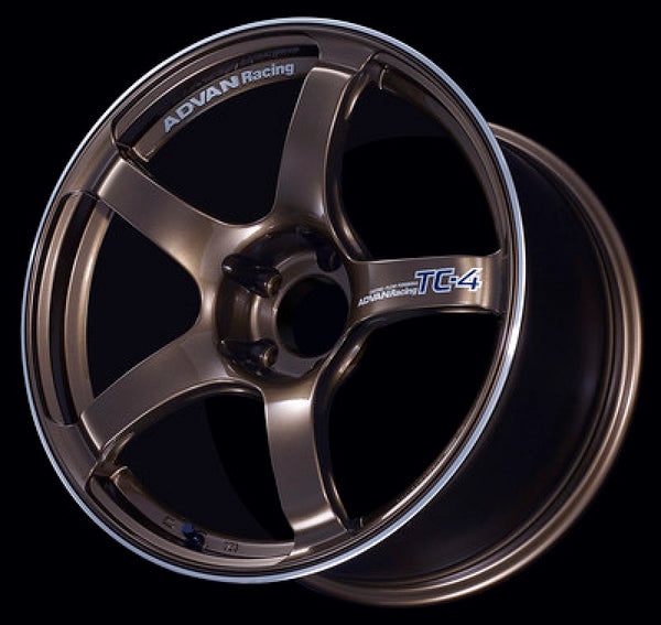 Advan TC4 17x9.0 +35 5-114.3 Umber Bronze Metallic & Ring Wheel - YAD7I35EUAR by Advan