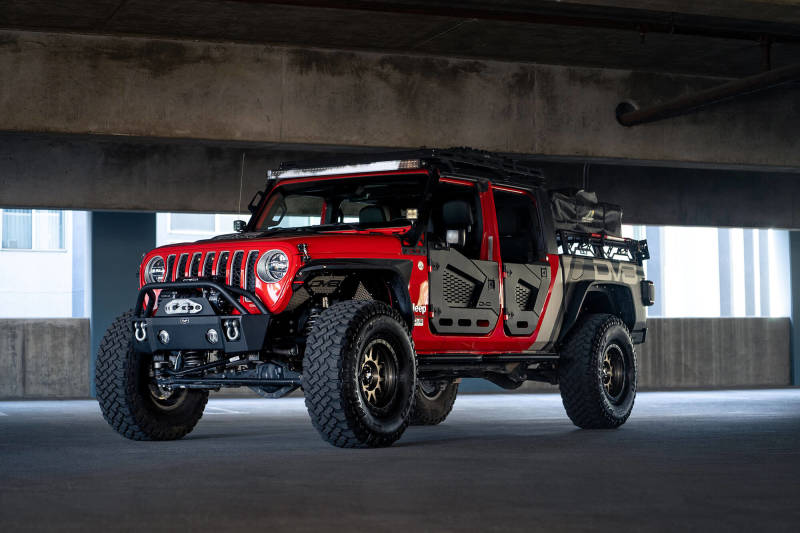 DV8 Offroad 18-25 Jeep Wrangler JL/JT Spec Series Half Doors - Front Set - HDJL-02F