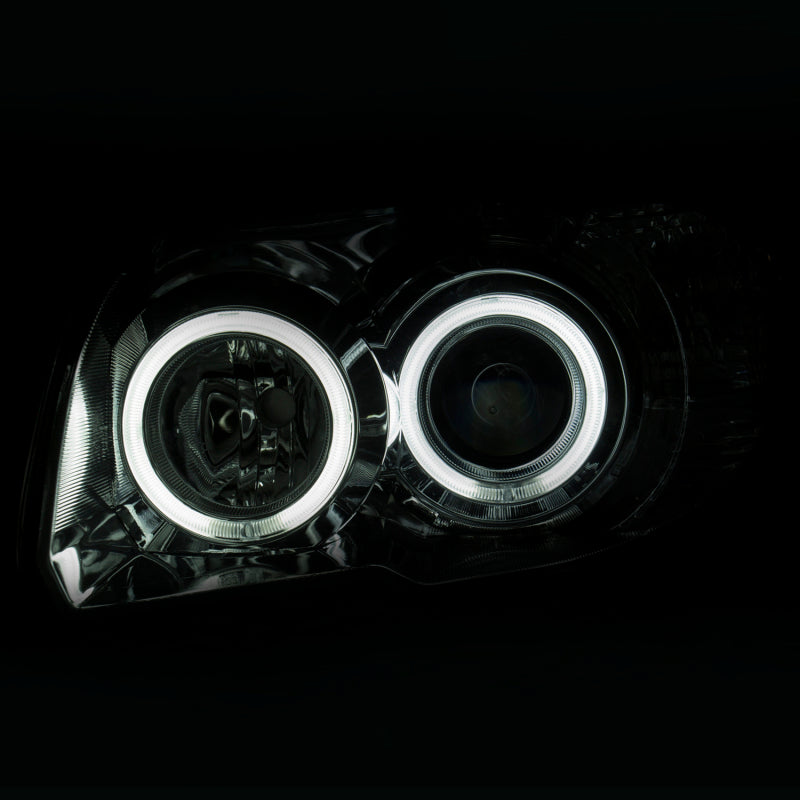 ANZO 2006-2009 Toyota 4Runner Projector Headlights w/ Halo Chrome - 111321
