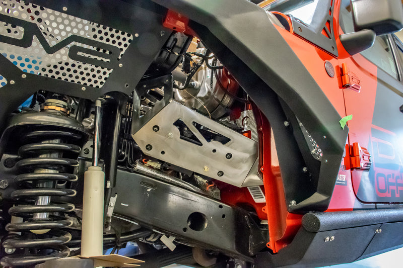 DV8 Offroad 2018+ Jeep JL / JT Engine Bay Compressor Mount - CMJL-01