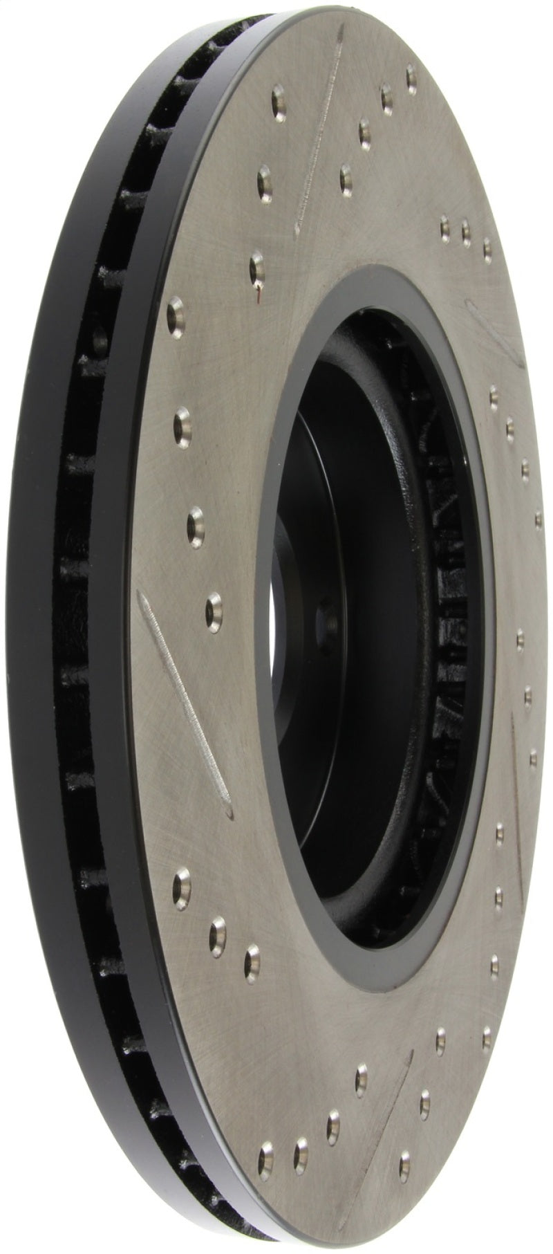 StopTech 06-07 350Z / 05-07 G35 exp Sport/ 06-07 G35X SportStop Slotted &amp; Drilled Front Left Rotor - 127.42080L