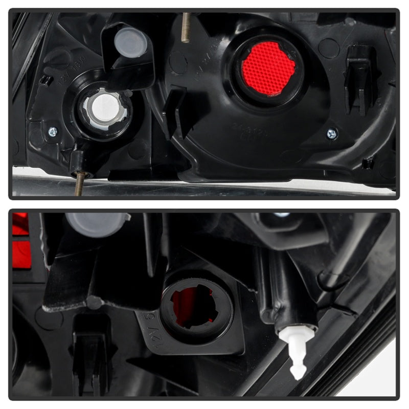 Xtune Nissan Altima Sedan &amp; Hybrid 07-12 Driver Side Tail Lights - OEM Left ALT-JH-NA07-4D-OE-L - 9032059