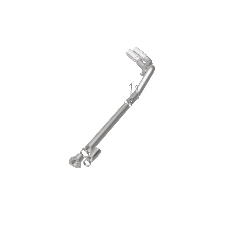 MagnaFlow 08-17 Ford F-250/F-350/F-450 4.6L/6.7 DPF-Back SS 4in Dual Single Passenger Side Rear Exit - 17873