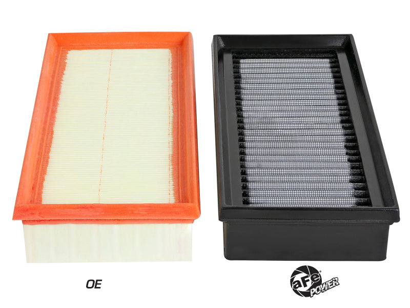 aFe Magnum FLOW Pro DRY S OE Replacement Filter 15-19 Mercedes C63 AMG 4.0L TT (Pair) - 31-10289-MA