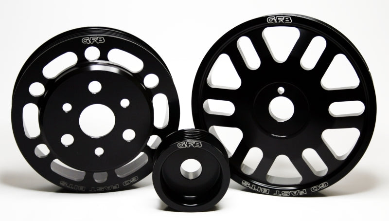 GFB 13 Subaru BRZ / 13 Scion FR-S 3 Pc L/W Pulley Kit (Inc Crank/Alternator/Water Pump Pulleys) - 2016 for 2013-2020 Subaru B