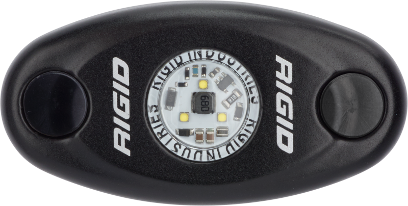 Rigid Industries A-Series Light - Black - High Strength - Amber - 480333 by Rigid Industries - angle view