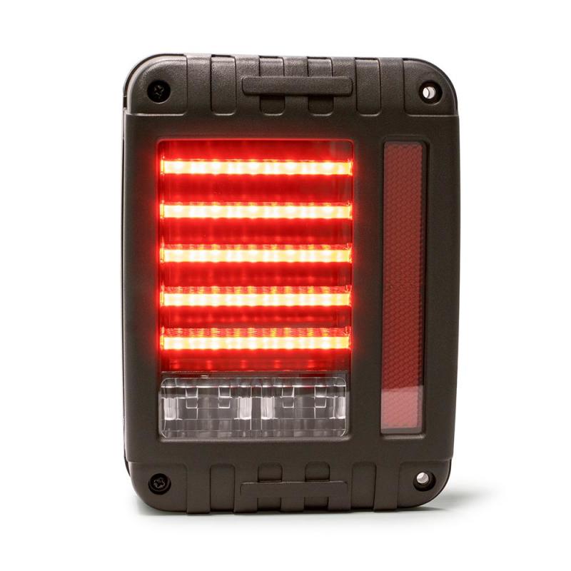 DV8 Offroad 07-18 Jeep Wrangler JK Octagon LED Tail Light - TLJK-02