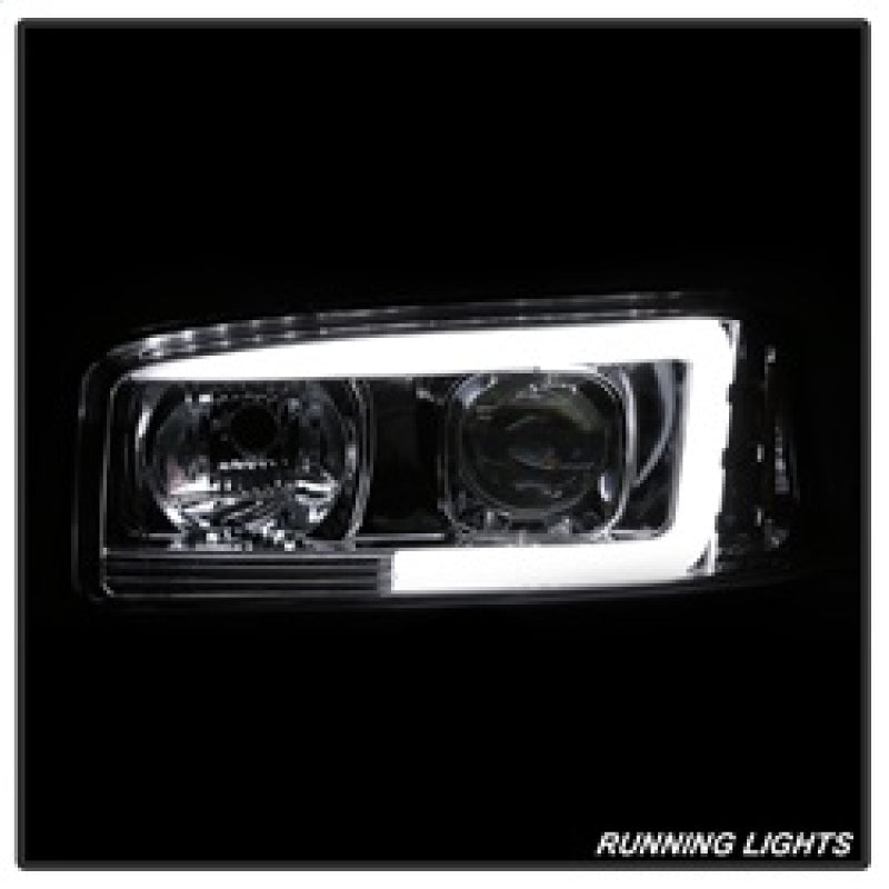 Spyder GMC Sierra 1500/2500/3500 99-06 V2 Projector Headlights - DRL - Chrome PRO-YD-CDE00V2-LB-C - 5084620