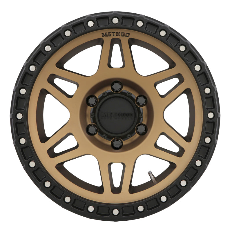 Method MR312 17x8.5 0mm Offset 6x5.5 106.25mm CB Method Bronze/Black Street Loc Wheel - MR31278560900