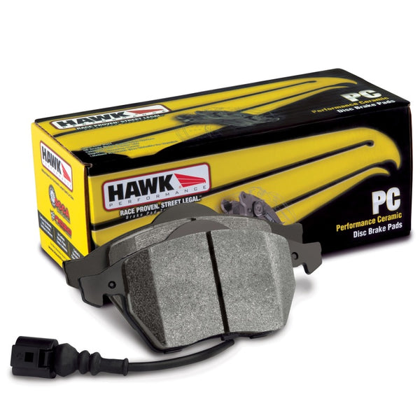 Hawk 08 Porsche 911 Targa 4/4S/03-05 911 GT2/04-08 GT3/07-08 Turbo PC Street Front Brake Pads - HB483Z.635 for 2005-2012 Pors